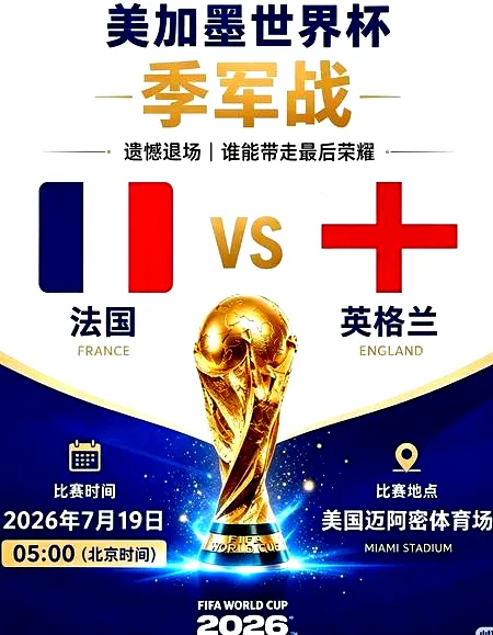 # 世界杯季军战大变阵！英法首发名单震撼公布